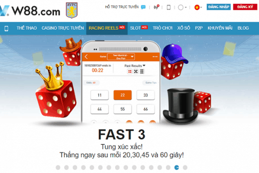 Fast 3 là gì? Hướng dẫn chơi xổ số Fast 3 cực hay tại W88